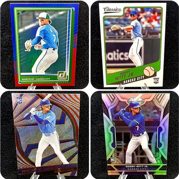 Bobby Witt Jr. RC Insert Baseball Card Lot, Kansas City Royals - Picture 1 of 9